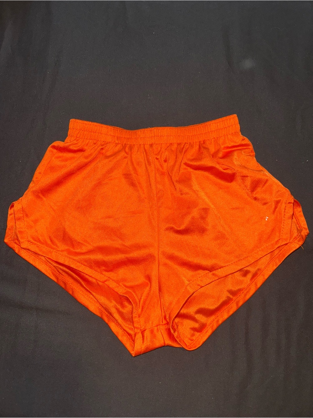 Hooters Women's Athletic Shorts in Bright Orange